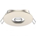 Spot Downlight LED 5W Orientable Rond IP44 Coupe Ø 68 mm Nickel