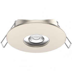Spot Downlight LED 5W Orientable Rond IP44 Coupe Ø 68 mm Nickel