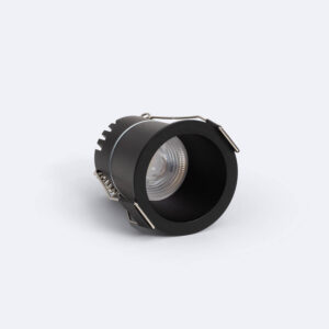 Spot Downlight LED 6W Coupe Ø 45 mm Mini Deep Sélectionnable (chaud-neutre) Noir 2700K - 3200K - 4000K