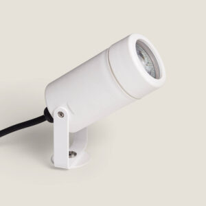 Spot Extérieur GU10 sur Piquet Afur Blanc