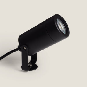 Spot Extérieur GU10 sur Piquet Afur Noir