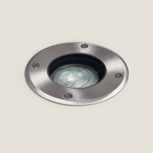 Spot Extérieur Rond Inox Encastrable au Sol pour GU10