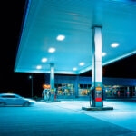 Spot LED Canopy Spécial Station-Service 75W LUMILEDS 150lm/W Driver Philips Xitanium Dimmable 1-10V