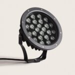 Spot LED Extérieur 24W sur Piquet Colmar