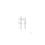 Spot LED sur piquet, tête ronde orientable et piquet de fixation pour sol