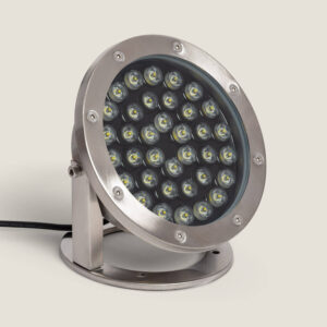 Spot LED Fixation au Sol 12V 36W Submersible IP68