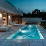 Spot LED submersible piscine inox rond encastré mural éclairage blanc froid