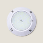 Spot LED piscine blanc rond en saillie avec matrice de LED