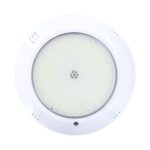 Spot LED piscine rond blanc nombreuses diodes LED visibles montage en saillie
