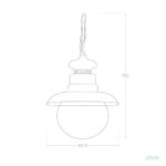 Suspension Aluminium Extérieur Lurnea