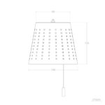 Suspension LED Extérieure Solaire Banate 3W Jaune Sable