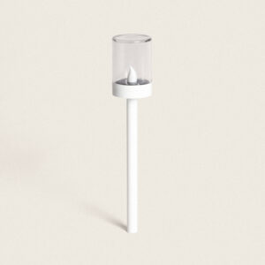 Torche Solaire Extérieure LED Effet Flamme avec Piquet Brako 40cm