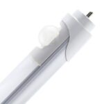 Tube LED T8 blanc avec détecteur PIR et embout latéral en aluminium