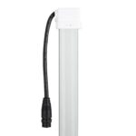 Réglettes LED étanche 60 cm diffuseur opale avec câble et connecteur étanche