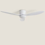 Ventilateur de Plafond avec Éclairage Silencieux DC Weimar Blanc