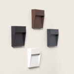 Applique Murale Extérieur LED 3W CCT Sélectionnable en Saillie Carrée Jade Noir – Image 15