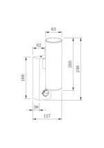 Applique Murale Extérieure Acier Inoxydable avec capteur PIR Pimlico – Image 7