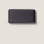 Applique murale extérieure rectangulaire noire en aluminium avec finition mate