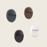 Applique Murale Extérieure LED 3W Saillie Rond Jade Brun Blanc chaud 2700K – Image 8