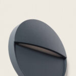 Applique Murale Extérieure LED 3W Saillie Rond Jade Gris foncé Blanc neutre 4000K – Image 4