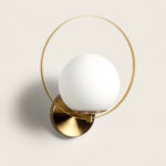 Applique murale Extérieure Métal et Verre Layla