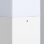 Balise Extérieure Augusta en Saillie sur Pied 74cm Blanche avec Détecteur de Présence PIR – Image 4