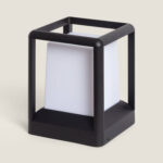 Balise Extérieure E27 Muret Aluminium 21 cm INDO