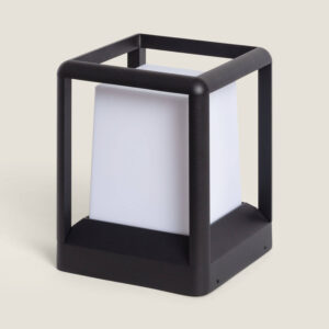 Balise Extérieure E27 Muret Aluminium 21 cm INDO