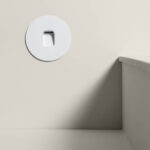 Balise Extérieure LED 2W Encastrable Murale Ronde Olite Blanc Blanc chaud 2700K – Image 12