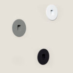 Balise Extérieure LED 2W Encastrable Murale Ronde Olite Blanc Blanc chaud 2700K – Image 15