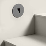 Balise Extérieure LED 2W Encastrable Murale Ronde Olite Gris Blanc neutre 4000K – Image 8