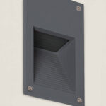 Balise Extérieure LED 3W Encastrable Murale Olite Gris Blanc froid 6000K – Image 6