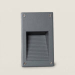 Balise Extérieure LED 3W Encastrable Murale Olite Gris Blanc froid 6000K – Image 7