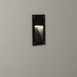 Balise Extérieure LED 3W Encastrable Murale Olite Noir Blanc chaud 3000K – Image 12