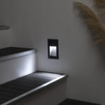 Balise Extérieure LED 3W Encastrable Murale Olite Noir Blanc froid 6000K – Image 11