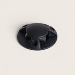 Balise Extérieure LED 3W Encastrable au Sol Gimsha 3L Noire