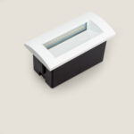 Balise Extérieure LED 4W Encastrable Murale Rectangulaire Edulis Blanc Blanc neutre 4000K – Image 9