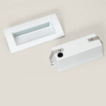 Balise Extérieure LED 4W Encastrable Murale Rectangulaire Edulis Blanc Blanc neutre 4000K – Image 10