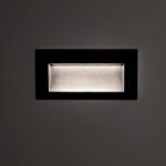 Balise Extérieure LED 4W Encastrable Murale Rectangulaire Edulis Noir Blanc neutre 4000K – Image 8