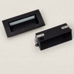 Balise Extérieure LED 4W Encastrable Murale Rectangulaire Edulis Noir Blanc neutre 4000K – Image 13