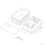 Balise Extérieure LED 5W Murale Encastrable Olite Blanc Blanc chaud 2700K – Image 13