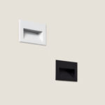 Balise Extérieure LED 5W Murale Encastrable Olite Horizon Noir Blanc chaud 2700K – Image 8