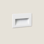 Balise Extérieure LED 5W Murale Encastrable Aluminium Olite Horizon Blanc Blanc neutre 4000K