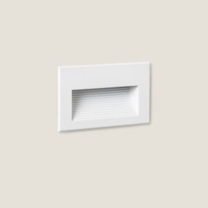 Balise Murale Extérieure LED 5W Encastrable Aluminium Olite Horizon Blanc neutre 4000K Blanc