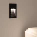 Balise Extérieure LED 5W Murale Encastrable Olite Noir Blanc chaud 2700K – Image 5