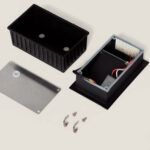 Balise Extérieure LED 5W Murale Encastrable Olite Noir Blanc chaud 2700K – Image 10