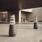 Balise Extérieure LED 8W sur Pied 38cm en Saillie Double-Dareh Gris foncé – Image 8