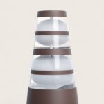 Balise Extérieure LED 8W sur Pied 38cm en Saillie Double-Dareh Marron foncé – Image 12