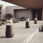 Balise Extérieure LED 9W sur Pied 30 cm en Saillie Dareh Rouille – Image 9