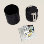 Balise Extérieure Murale LED Encastrable 3W Carrée Ellis Blanche – Image 12